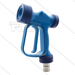RB65 - blauw - messing - met swivel - 24 Bar - 60 l/min - max 90°C - 1/2" bi