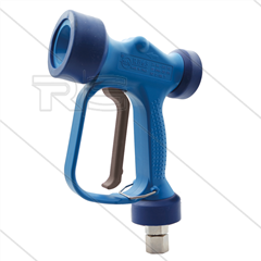 RB65 - blauw - RVS316 - met swivel - 24 Bar - 60 l/min - max 90°C - 1/2" bi