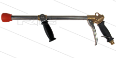 Spuit- / nevellans met handgreep - verstelbaar - L=600mm - max 60 Bar - max 60 l/min - max 60°C