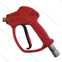 RL57 - HD pistool - RVS303 - met swivel SW25 - 500 Bar - 28 l/min - max 160°C - 3/8" bi x 1/4" bi