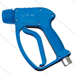 RL82 - HD pistool - RVS - met swivel - 125 Bar - 80 l/min - max 160°C - 1/2" bi x ARS178 koppeling