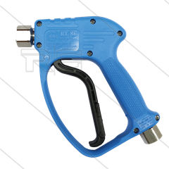 RL86 - HD pistool - RVS316 - met swivel - 180 Bar - 80 l/min - max 160°C - 2 x 1/2" bi