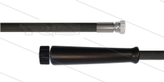 HD-slang zwart 5/16" - 1SN Plus - 2,0m - 3/8"W x M22x1,5 W vlak - 1x KBS - 315 Bar
