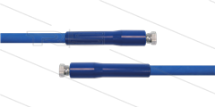 HD-slang blauw 1/4" - 1SC - 1,0m - 2x 1/4"W - 2x KBS - 250 Bar