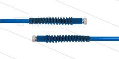 Carwash Titan-Slide slang blauw 1/4" - 3,0m - 2x 1/4"W - 2x SKB - 300 Bar