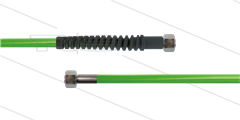 Carwash Titan-Slide slang groen 1/4" - 3,5m - 2x M18x1,5 (12L) DKOL - 1x SKB zwart - 300 Bar
