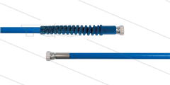 Carwash Titan-Slide slang blauw 1/4" - 4,0m - 2x 1/4"W - 1x SKB - 300 Bar