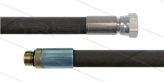 HD-slang zwart 1/4" - Flexy - voor RP2 telescooplans 5,2 m - 1/4" W x 1/4" bu - geen KBS