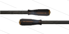 HD-slang zwart 5/16" - 1SN Plus - 10m - 2x M22x1,5 lange wartel - 315 Bar