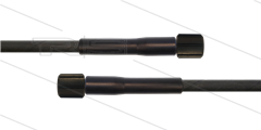 HD-slang zwart 5/16" - 1SC - 10m - 2x M22x1,5 W vlak draaibaar - 2x KBS - 250 Bar