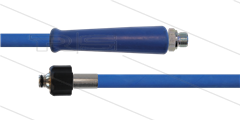 HD-slang blauw 3/8" - 1SC - 20m - 3/8"bu x M22x1,5 W conisch - 1x KBS - 250 Bar