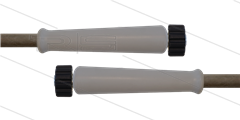 HD-slang grijs 3/8" - 2SC - 5,0m - 2x M22x1,5 W vlak - 2x KBS - 400 Bar