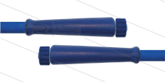 HD-slang blauw 1/2" - 1SC - 10m - 2x M22x1,5 W vlak - 2x KBS - 250 Bar