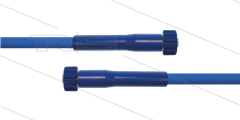 HD-slang blauw 1/4" - 1SC - 10m - 2x M22x1,5 W vlak - 2x KBS - 250 Bar
