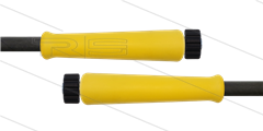 HD-slang zwart 5/16" - 2SC - 10m - 2x M22x1,5 W vlak - 2x KBS geel - 400 Bar