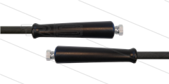 HD-slang zwart 3/8" - 2SC - 10m - 2x 3/8"W - 2x KBS - 400 Bar