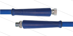 HD-slang blauw 1/2" - 2SC - 10m - 3/8"W x 3/8"bu - 2x KBS - 400 Bar