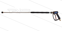 SG35 Spuitlansset passend op Kärcher - RVS - L=1000mm - met EG-nozzlehouder - M22x1,5 bu - max 250 Bar