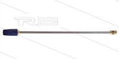 Lans passend op Kränzle - RVS - L=600mm - compleet met AR4 / M22x1,5 nippel en UR25 vuilfrees 055 - 250 Bar