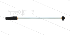 Lans passend op Kärcher - staal - L=500mm - compleet met M22x1,5 wartel en instelbare nozzlehouder doorlaat 0.035 - max 220 Bar