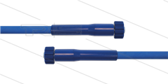 HD-slang blauw 5/16" - 1SC - 10m - 2x M22x1,5 W vlak - 2x KBS - 250 Bar