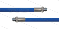 HD-slang blauw 3/8" - 2SC - 15m - 2x 3/8"bu - geen KBS - 400 Bar