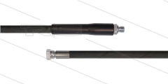 HD-slang zwart 5/16" - 1SC - 18m - 3/8"bu x 3/8"W - 1x KBS - 250 Bar