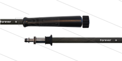 HD-slang zwart 5/16" - 2SCX - Forever - 10m - M22W vlak x Ø11mm RVS pistoolnip met lager + kraagstuk