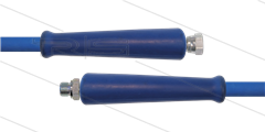 HD-slang blauw 3/8" - 2SN - 10m - 3/8"W x 3/8"bu - 2x KBS - 400 Bar