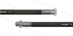HD-slang zwart 1/2" - 2SCX - Forever - 20m - 1/2"W x 3/8"bu - geen KBS - 400 Bar