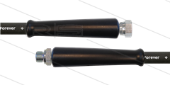 HD-slang zwart 1/2" - 2SCX - Forever - 10m - 3/8"W x 3/8"bu - 2x KBS - 400 Bar