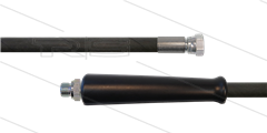 HD-slang zwart 5/16" - 2SC - 20m - 3/8"bu x 3/8"W - 1x KBS - 400 Bar