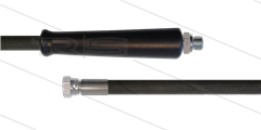 HD-slang zwart 3/8" - 2SC - 10m - 3/8"bu x 3/8"W - 1x KBS - 400 Bar