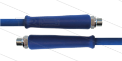 HD-slang blauw 3/8" - 2SC - 10m - 2x 3/8"bu - 2x KBS - 400 Bar