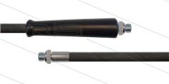 HD-slang zwart 3/8" - 1SC - 25m - 2x 3/8"bu - 1x KBS - 250 Bar