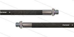 HD-slang zwart 1/2" - 1SCX - Forever - 25m - 2x 1/2"bu - geen KBS - 170 Bar