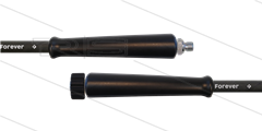 HD-slang zwart 3/8" - 2SCX - Forever - 10m - 3/8"bu x M22x1,5 W vlak - 2x KBS - 400 Bar