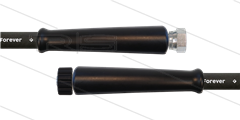 HD-slang zwart 1/2" - 2SCX - Forever - 30m - 3/8"W x M22x1,5 W - 2x KBS - 400 Bar