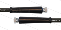 HD-slang zwart 1/2" - 2SCX - Forever - 10m - 2x 3/8"W - 2x KBS - 400 Bar