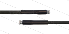 HD-slang zwart 5/16" - 1SC - 5,0m - 2x 3/8"W - 2x KBS - 250 Bar
