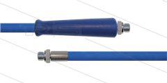 HD-slang blauw 5/16" - 2SC - glad - 40m - 2x 3/8"bu - 1x KBS - 400 Bar