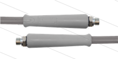 HD-slang grijs 3/8" - 1SC - 10m - 2 x 3/8"bu - 2x KBS grijs - 250 Bar 