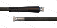 HD-slang zwart 1/2" - 1SC - 40m - 2x 1/2"W - 1x KBS - 250 Bar