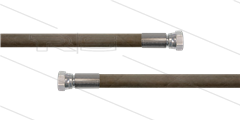 HD-Slang grijs 3/8" - 2SC - 50m - 2x 3/8"W RVS - geen KBS - 400 Bar