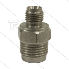1/2" - snelkoppeling nippel - RVS - 250 Bar - Ø11mm - max 150°C - Viton O-ring - 1/4" bu
