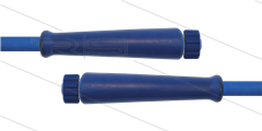 HD-slang blauw 3/8" - 2SN - 10m - 2x M22x1,5 W vlak - 2x KBS - 400 Bar