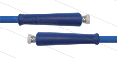 HD-slang blauw 3/8" - 2SN - 10m - 2x 3/8"W - 2x KBS - 400 Bar