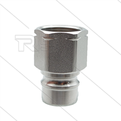 Snap-Tite - nippel - RVS (gehard) - 483 Bar - 3/4" bi
