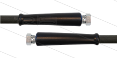 HD-slang zwart 1/2" - 1SC - 10m - 2x 1/2"W - 2x KBS - 250 Bar