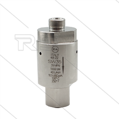 SW35 - Swivel - RVS / messing - 350 Bar - 40 l/min - max 90°C - 2000 tpm - 3/8" bi x 3/8" bu